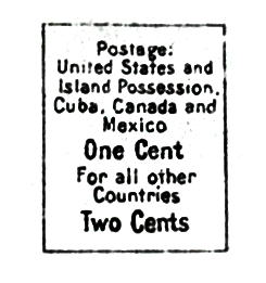 1907 American News Company Stamp Box